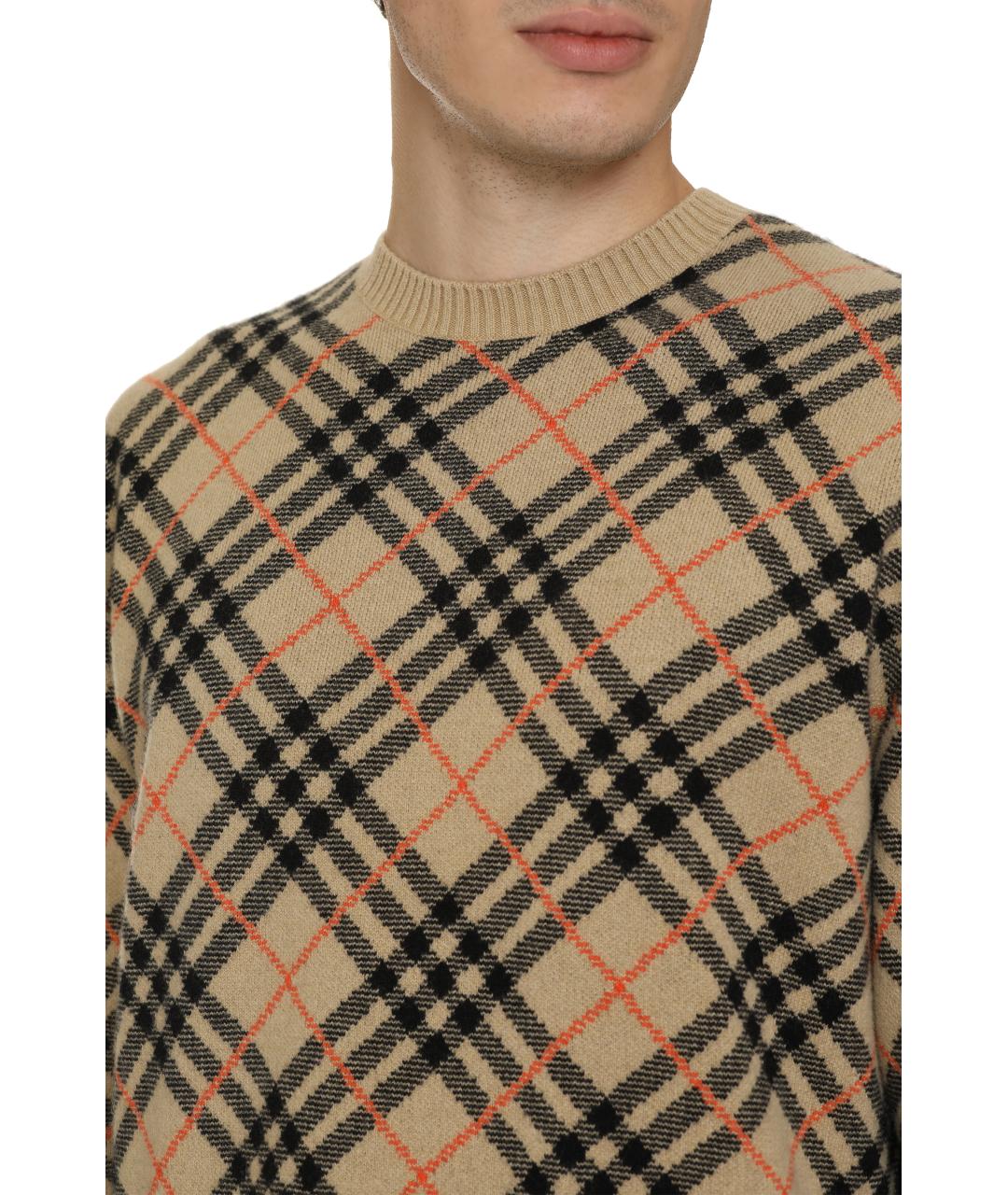 BURBERRY Мульти кашемировый джемпер / свитер, фото 5