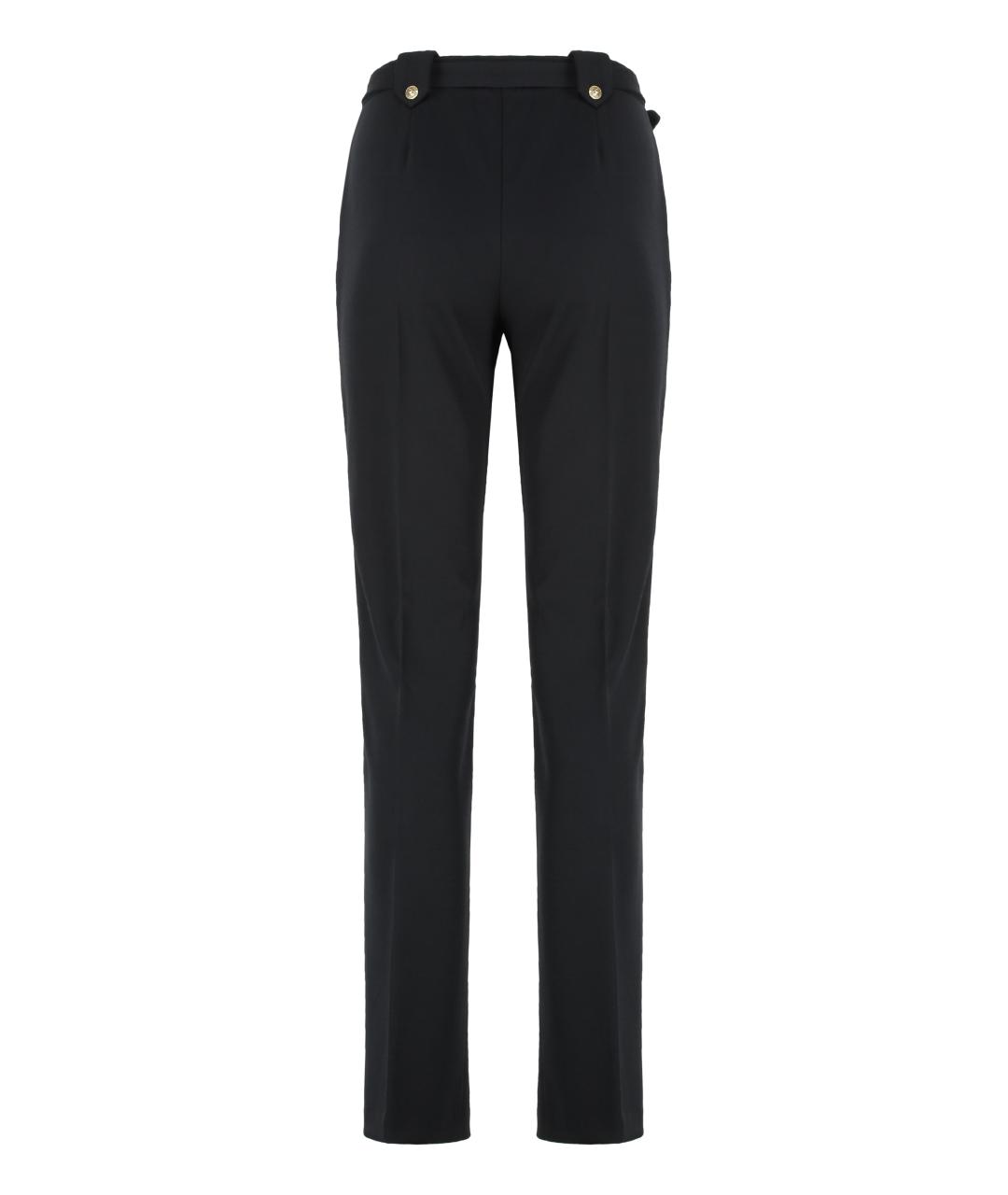 VERSACE JEANS COUTURE Черные вискозные брюки узкие, фото 2