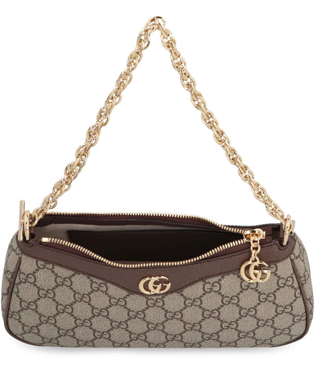 GUCCI Бежевая канва сумка через плечо, фото 6