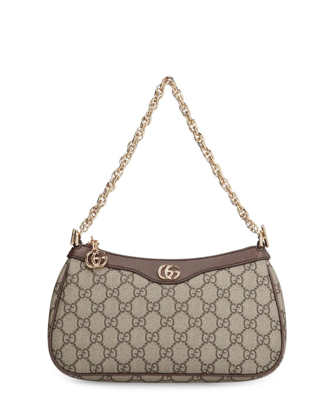 GUCCI Бежевая канва сумка через плечо, фото 1