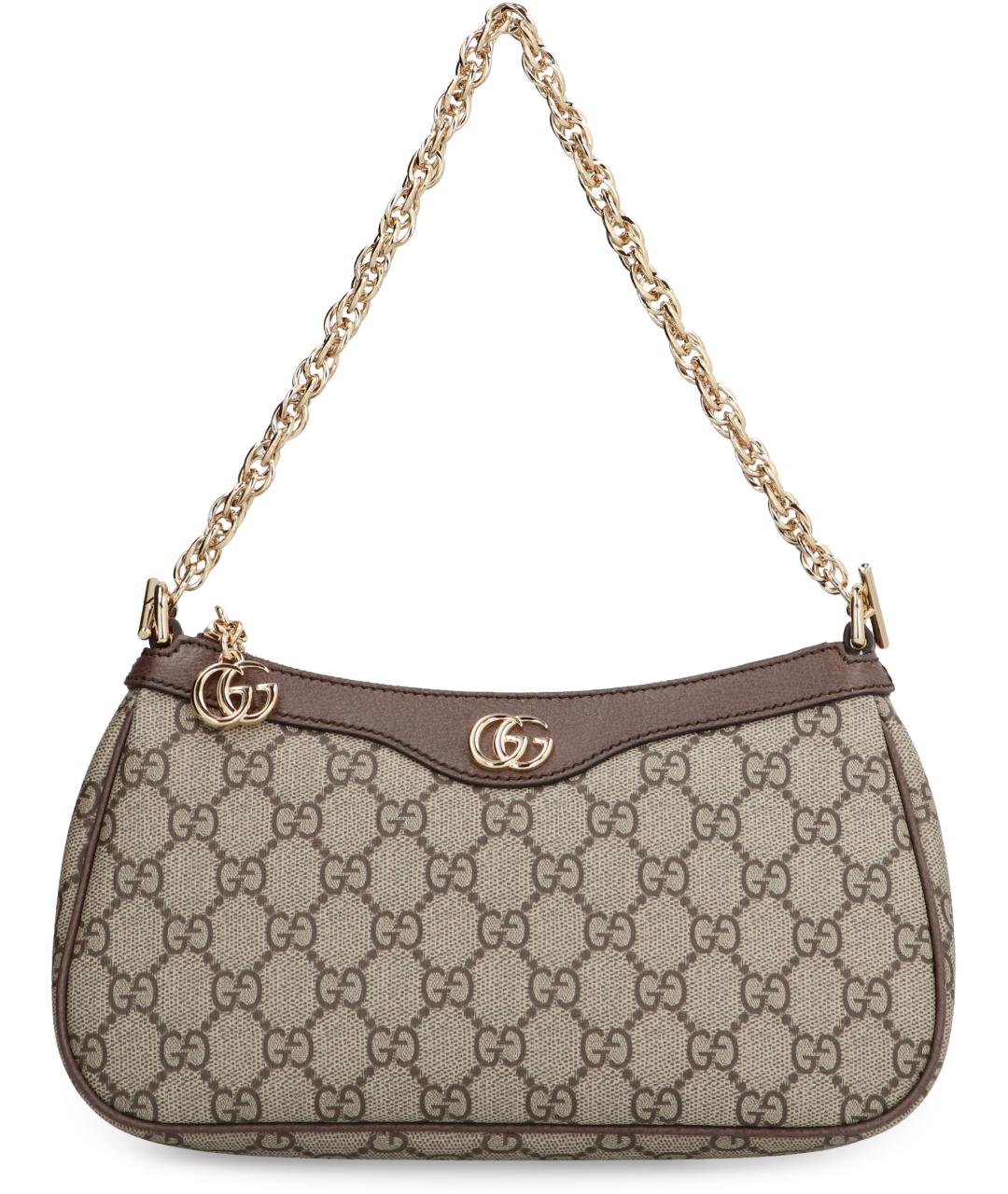 GUCCI Бежевая канва сумка через плечо, фото 2