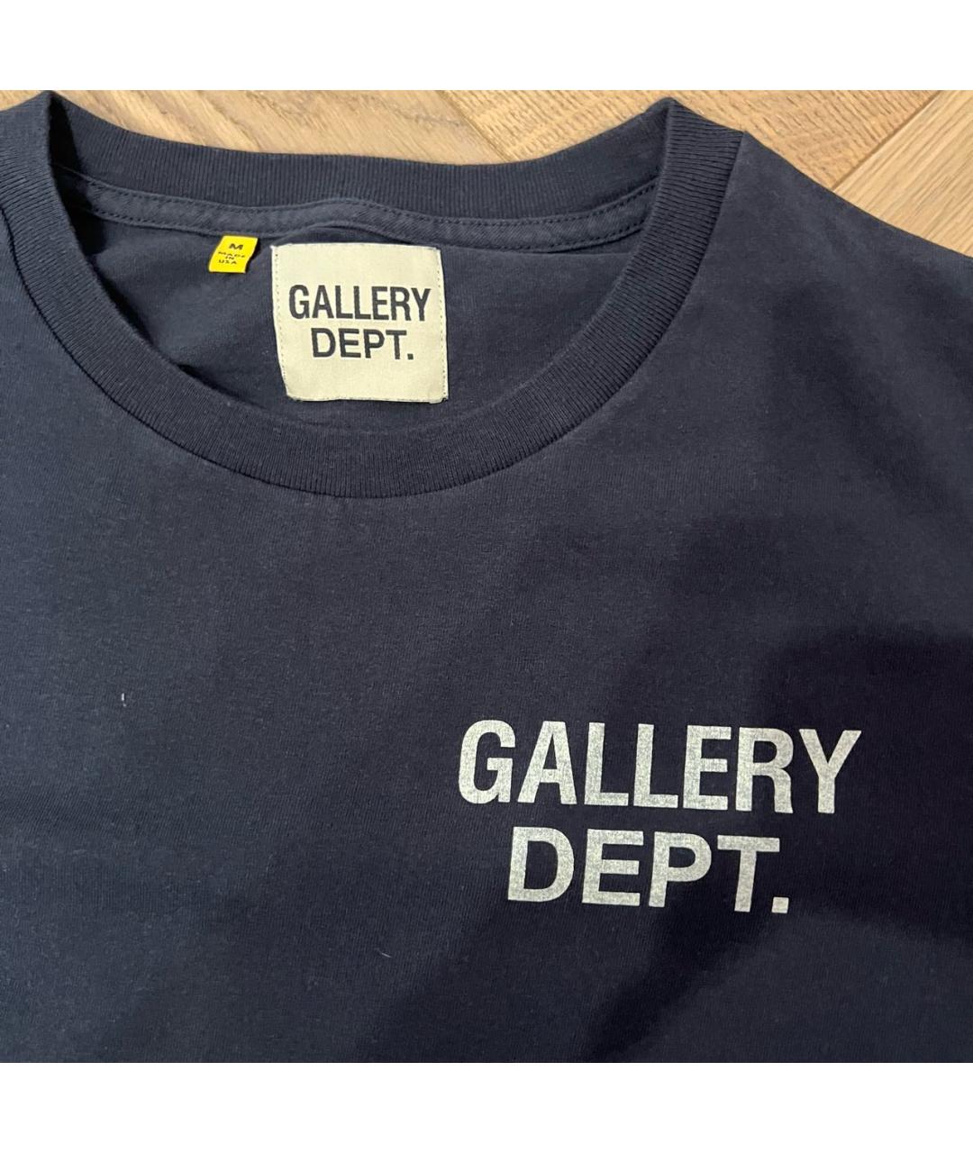 Gallery Dept Черная хлопковая футболка, фото 3