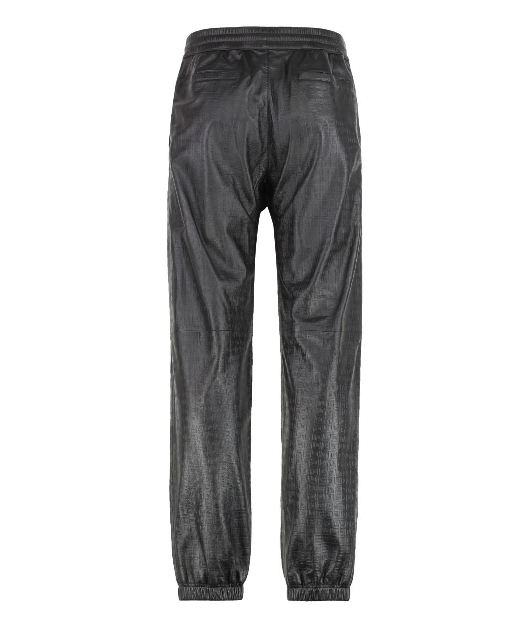 GIVENCHY Черные кожаные повседневные брюки, фото 2