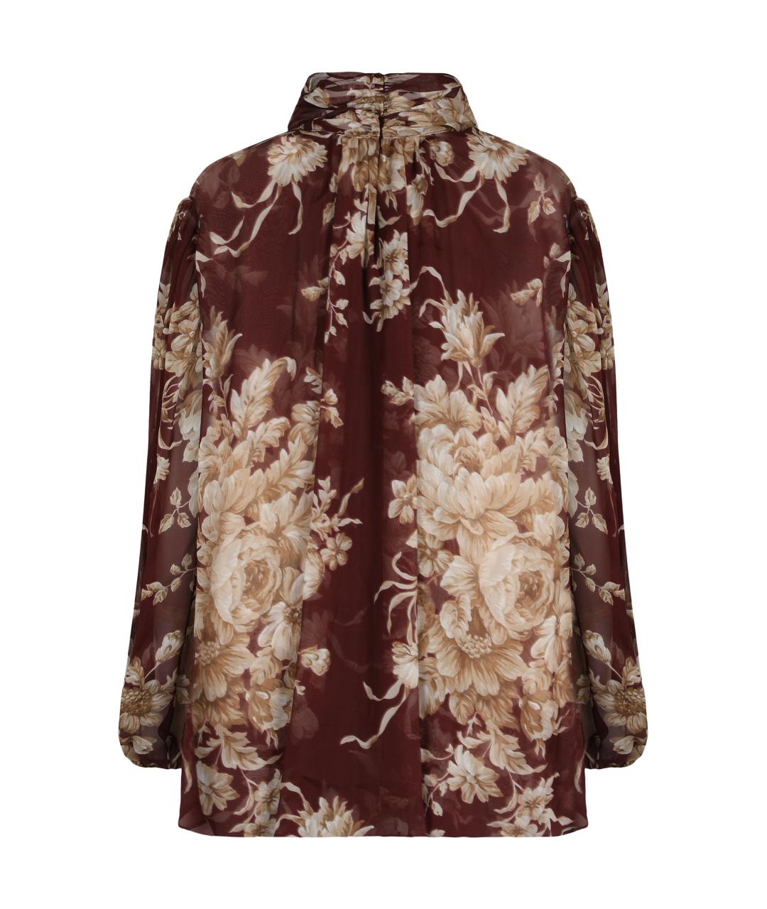 DOLCE&GABBANA Мульти шелковая блузы, фото 2