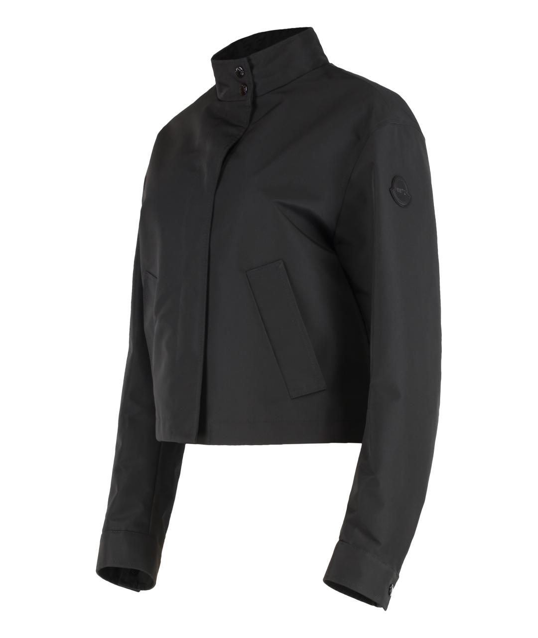 MONCLER Черная полиэстеровая куртка, фото 3