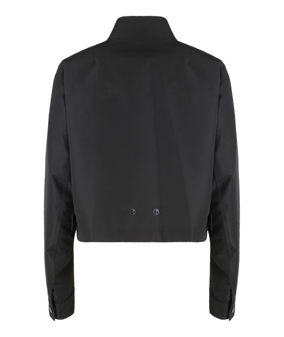 MONCLER Черная полиэстеровая куртка, фото 2