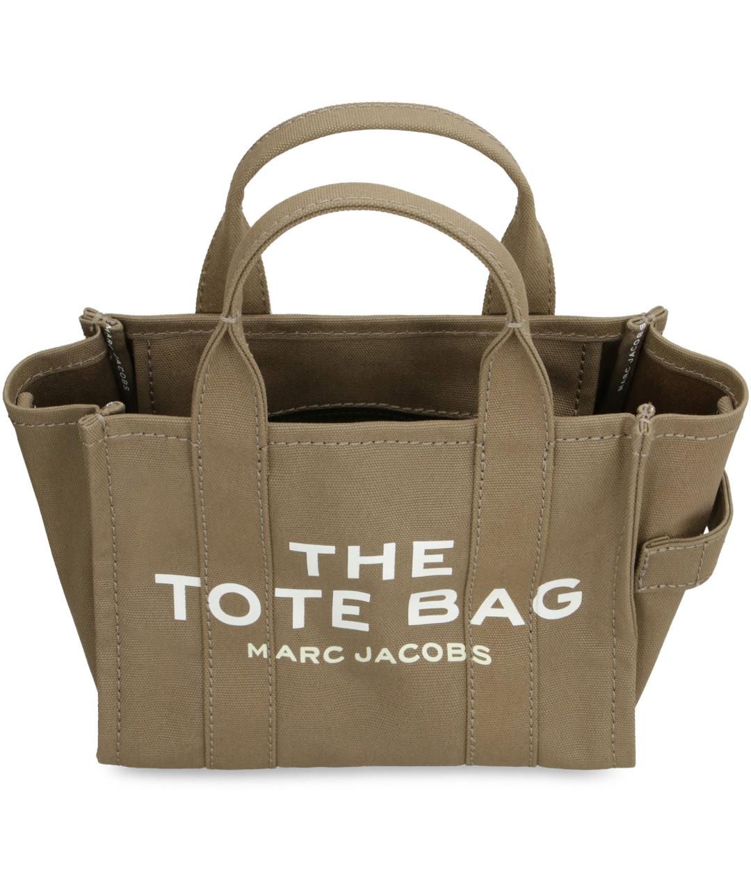 MARC JACOBS Хаки хлопковая сумка тоут, фото 5
