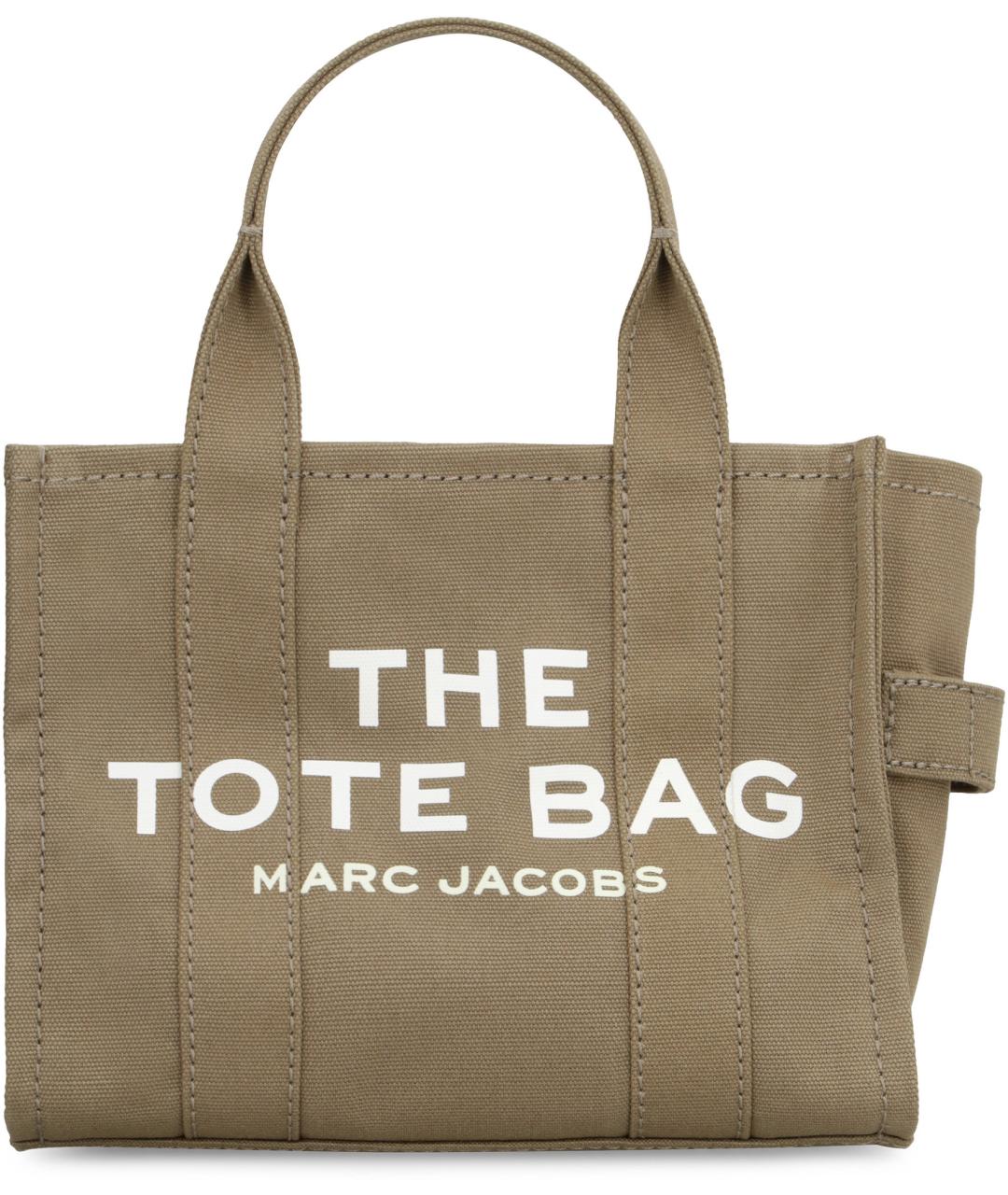 MARC JACOBS Хаки хлопковая сумка тоут, фото 1