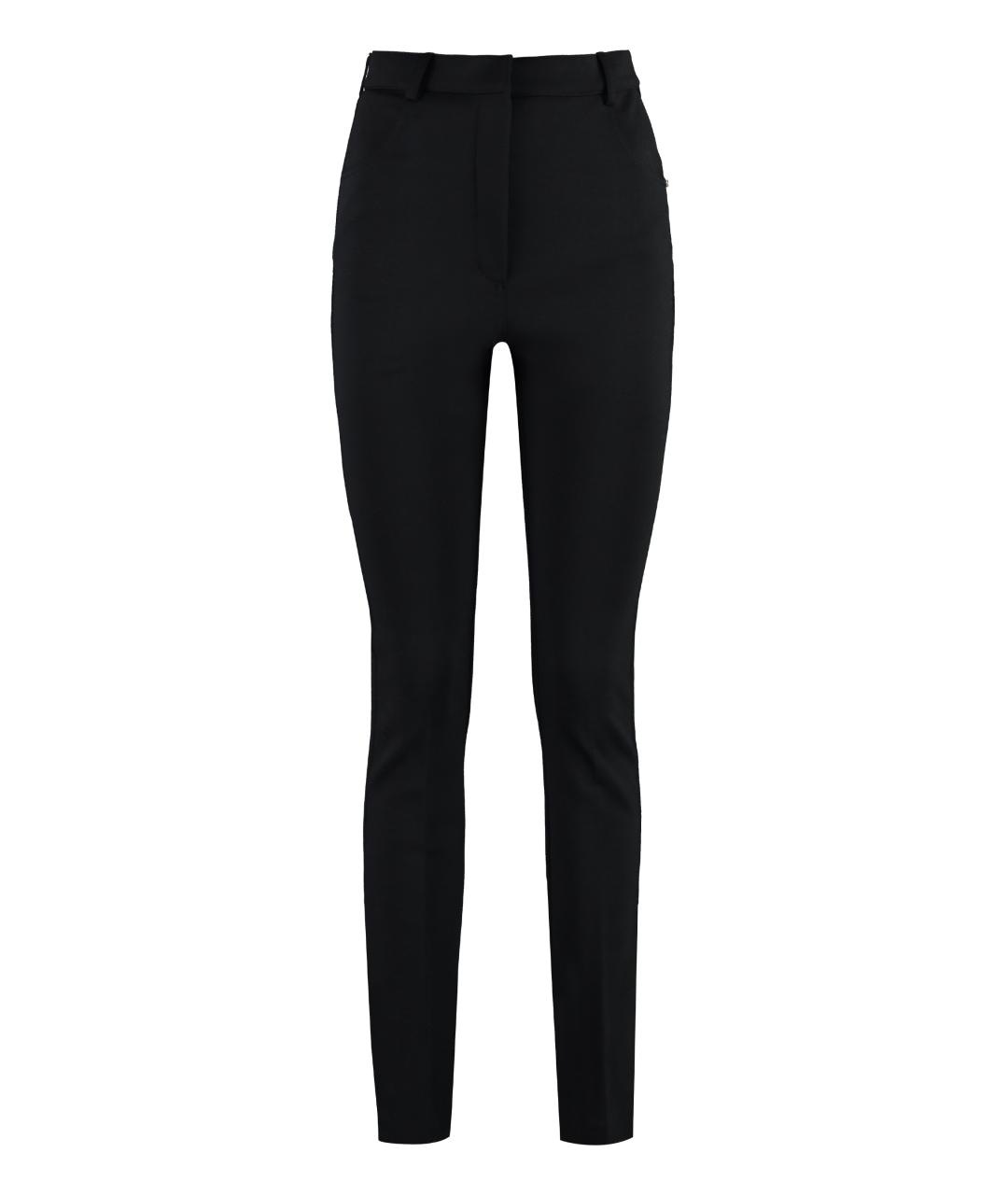 SPORTMAX Черные шерстяные брюки узкие, фото 1