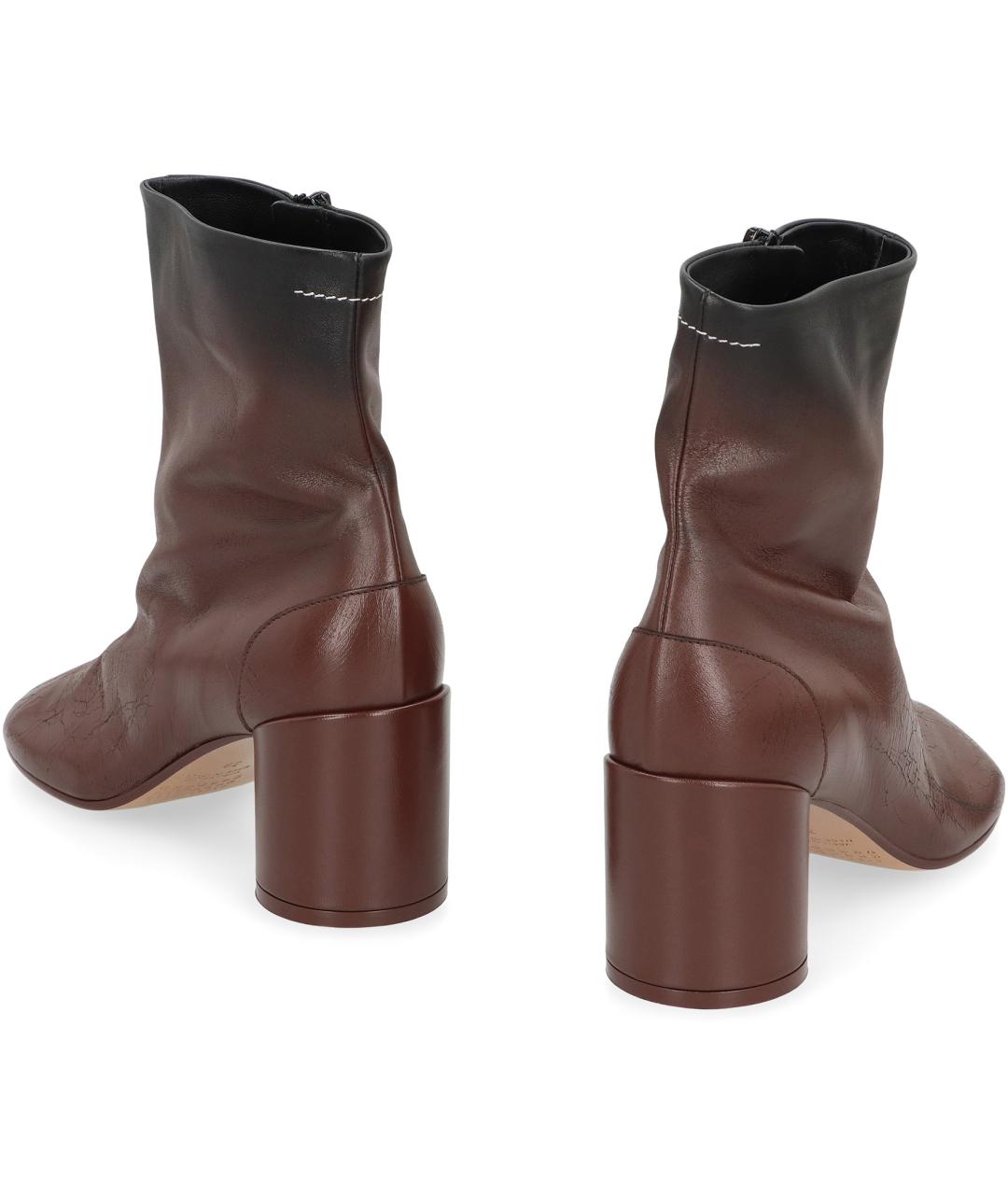 MM6 MAISON MARGIELA Мульти кожаные ботильоны, фото 3