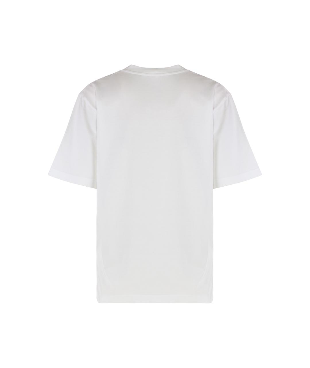 MM6 MAISON MARGIELA Белая хлопковая футболка, фото 2