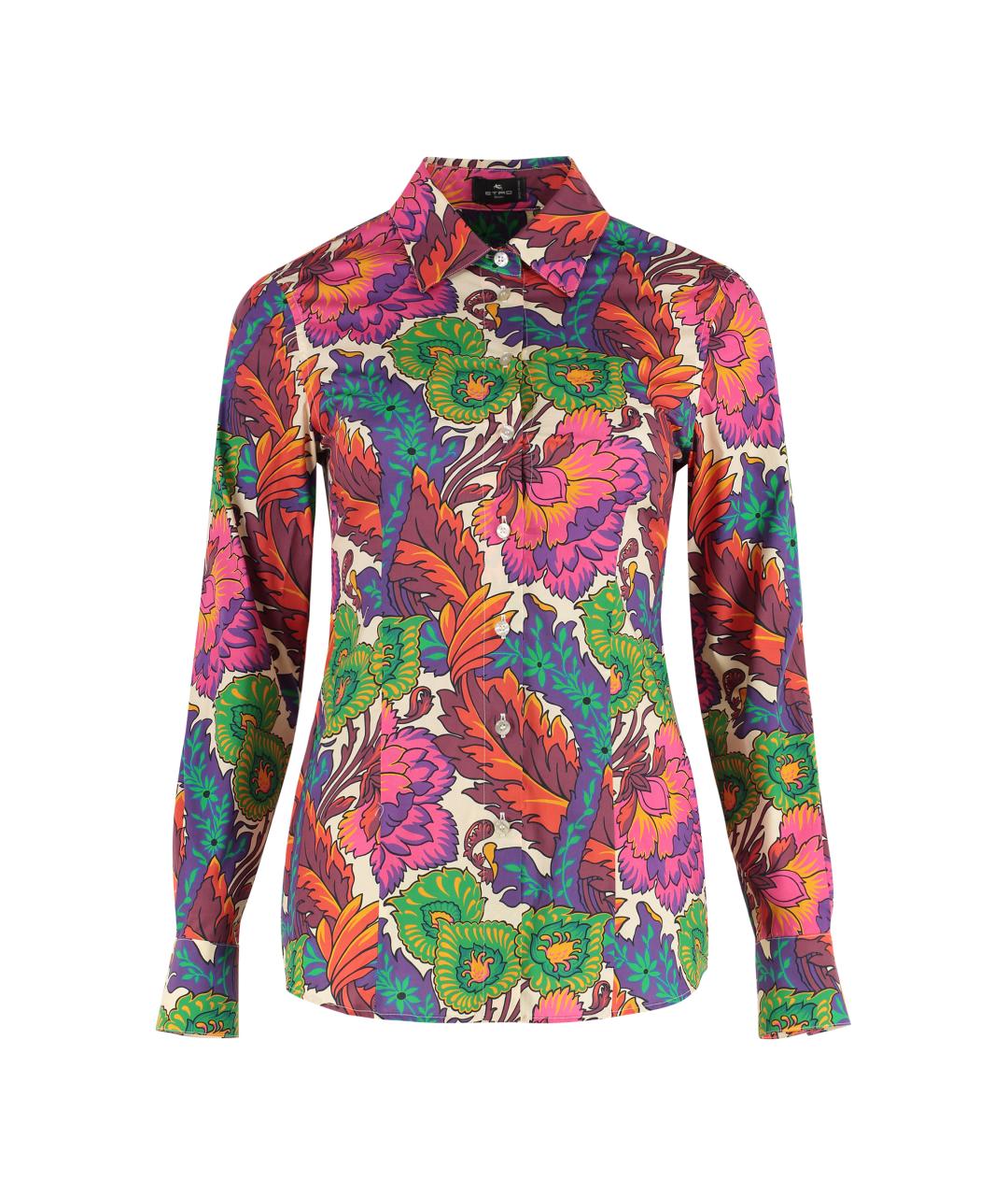 ETRO Мульти хлопковая рубашка, фото 1