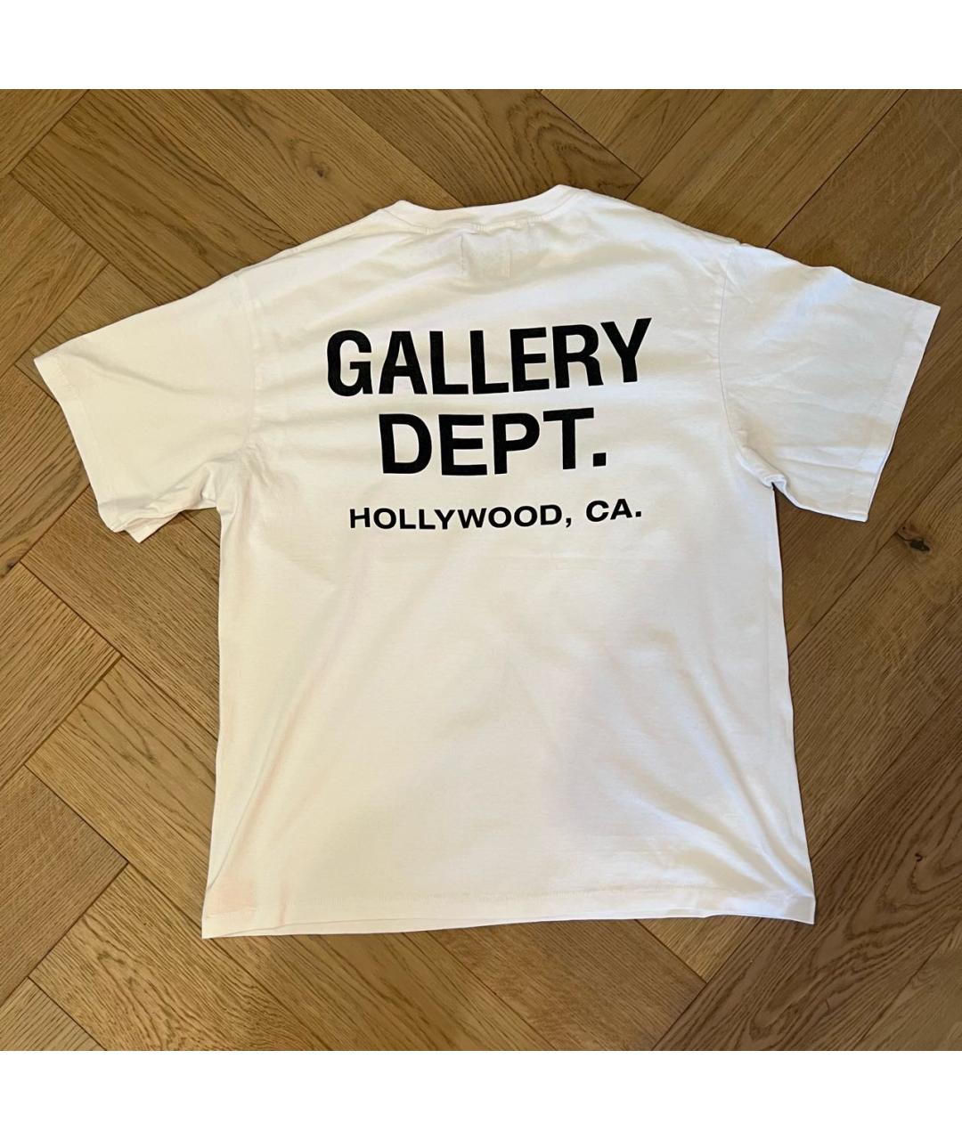 Gallery Dept Белая хлопковая футболка, фото 2