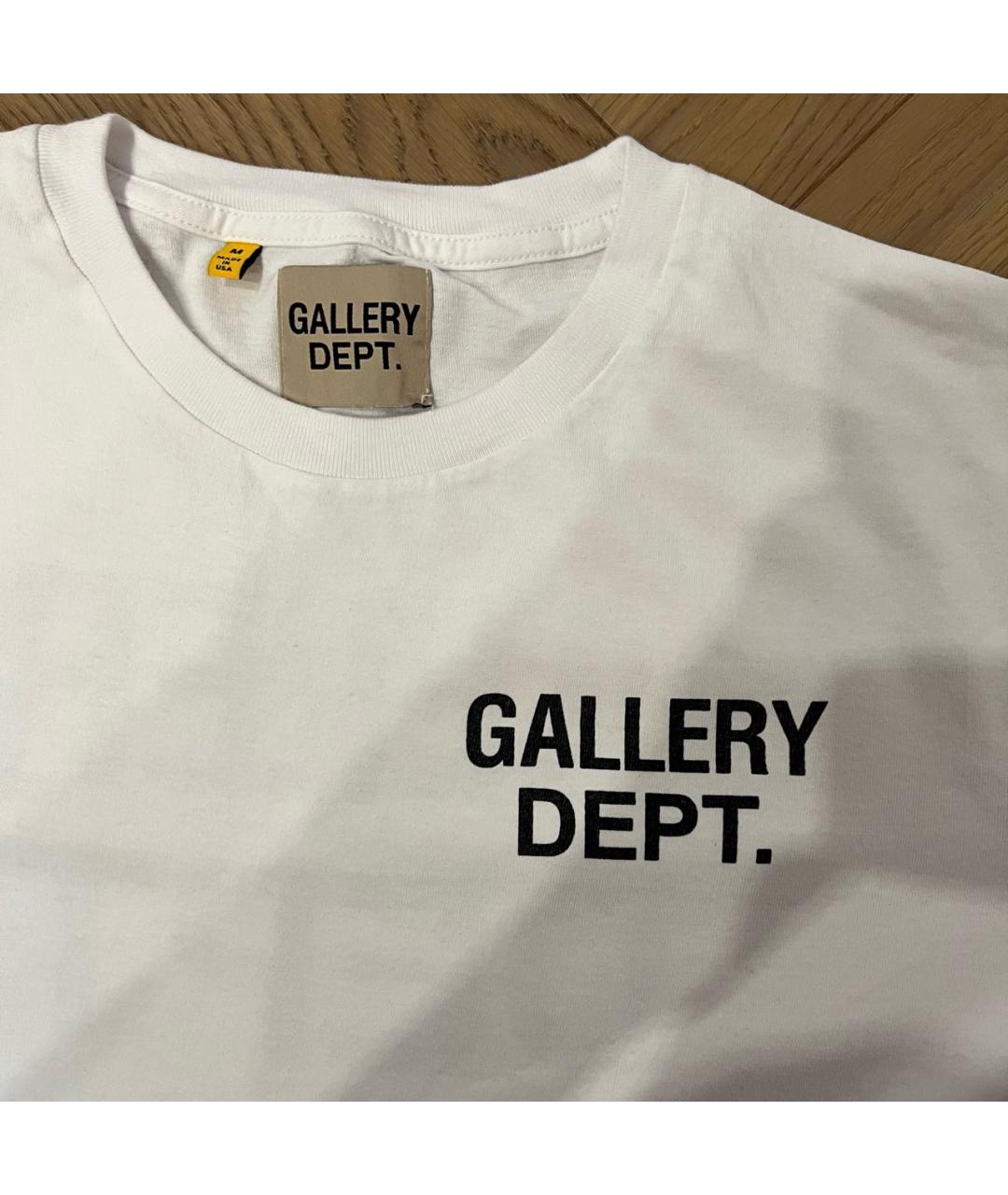 Gallery Dept Белая хлопковая футболка, фото 3