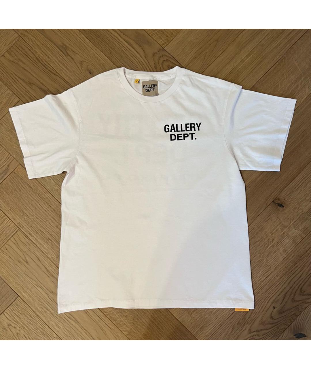 Gallery Dept Белая хлопковая футболка, фото 7