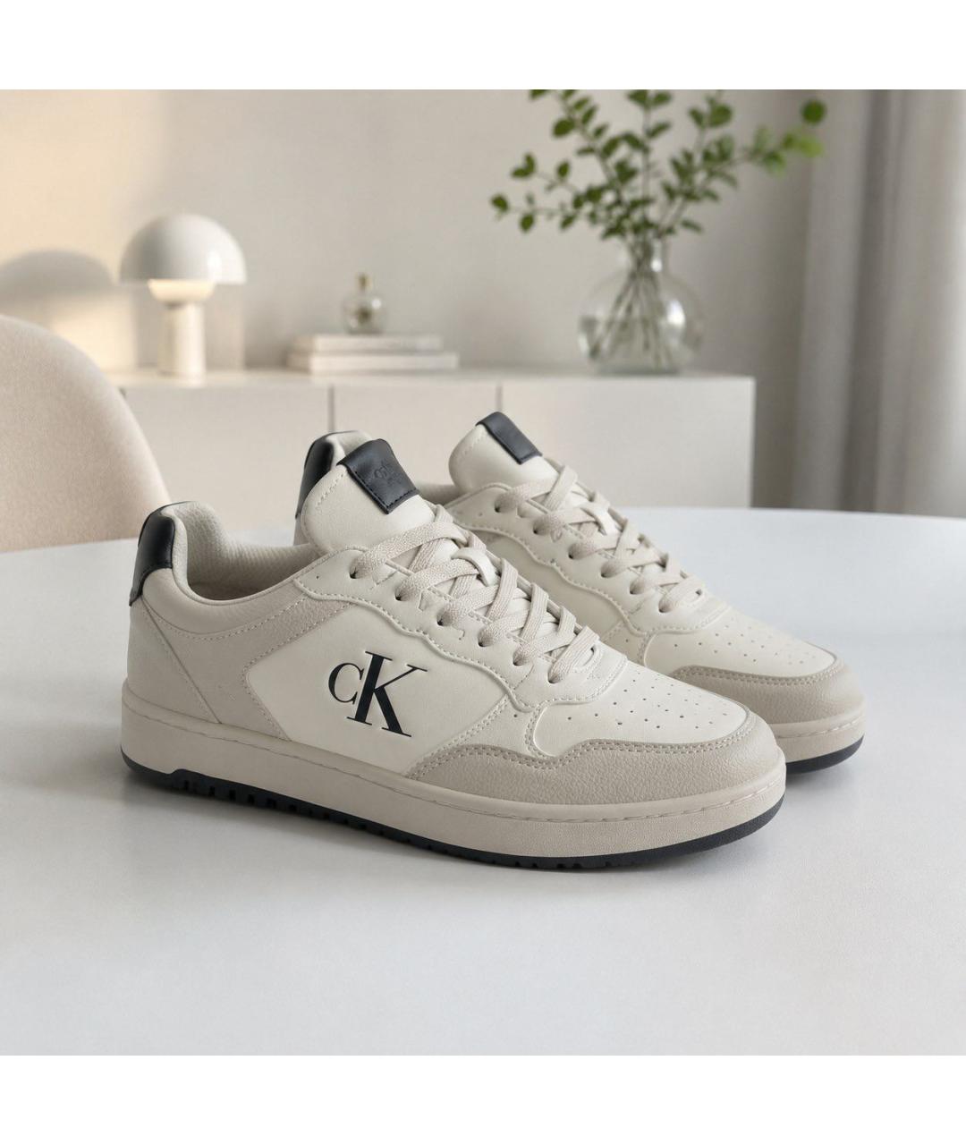 CALVIN KLEIN Низкие кроссовки / кеды из искусственной кожи, фото 8