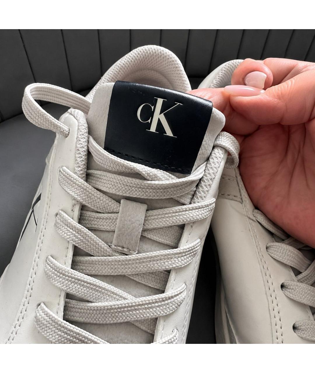 CALVIN KLEIN Низкие кроссовки / кеды из искусственной кожи, фото 6