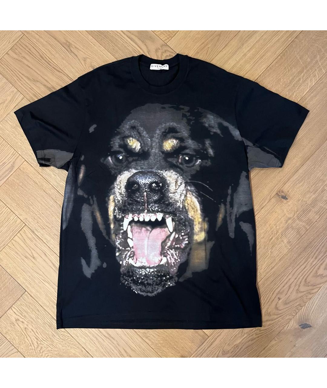 GIVENCHY Черная хлопковая футболка, фото 6