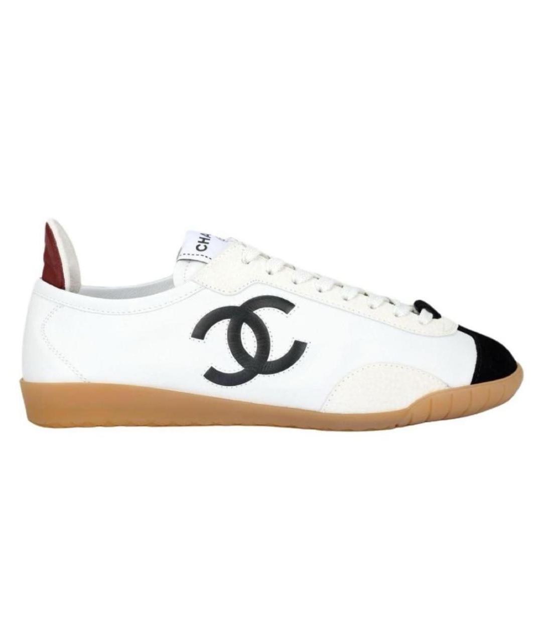 CHANEL Мульти кожаные кеды, фото 6