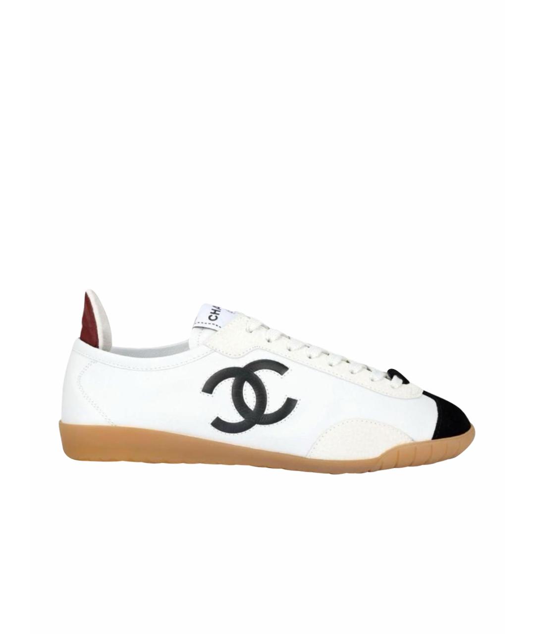 CHANEL Мульти кожаные кеды, фото 1