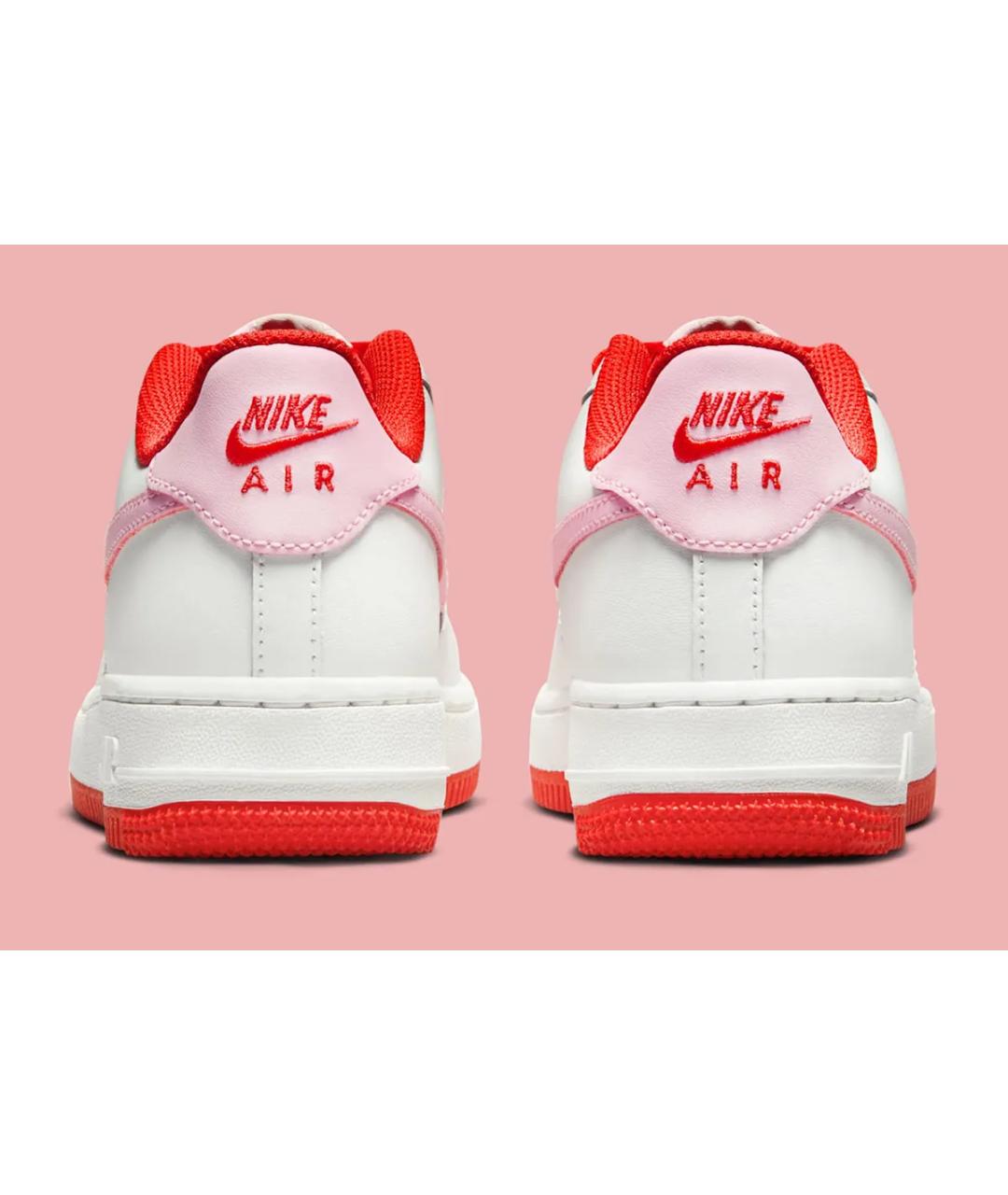 NIKE Красные кожаные кроссовки, фото 4