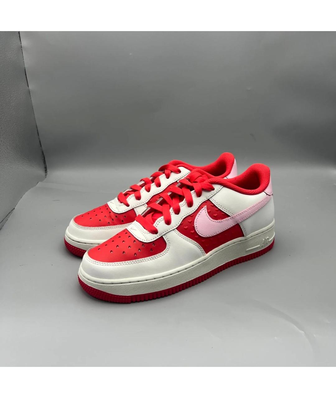 NIKE Красные кожаные кроссовки, фото 2
