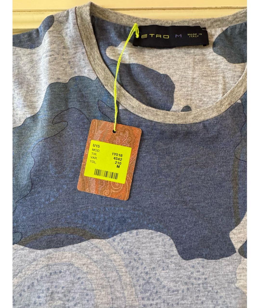ETRO Мульти хлопковая футболка, фото 5