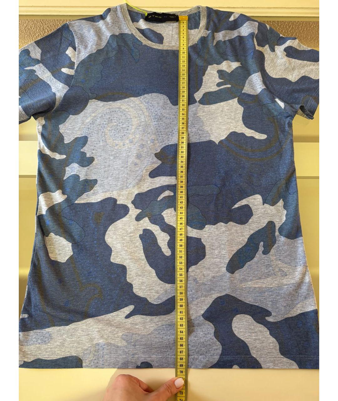 ETRO Мульти хлопковая футболка, фото 8