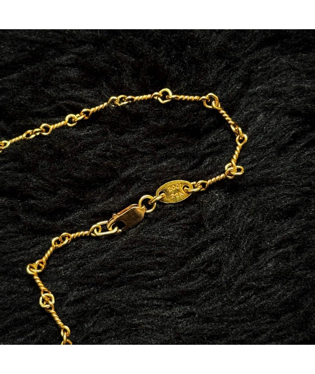 CHROME HEARTS Серебряная цепочка/подвеска из желтого золота, фото 5