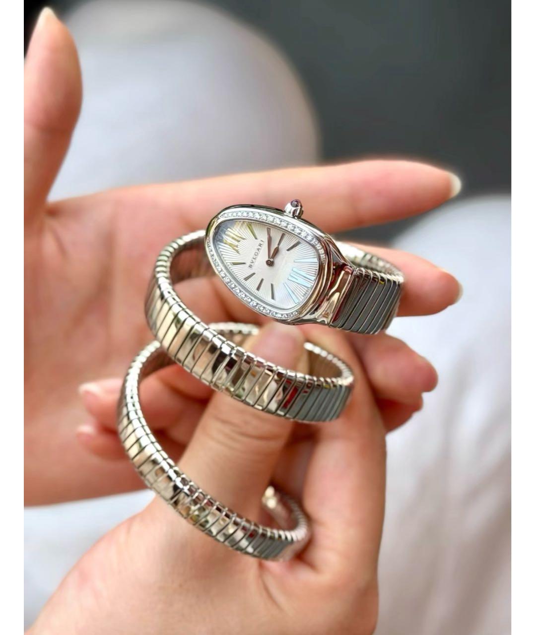 BVLGARI Серебряные часы, фото 6