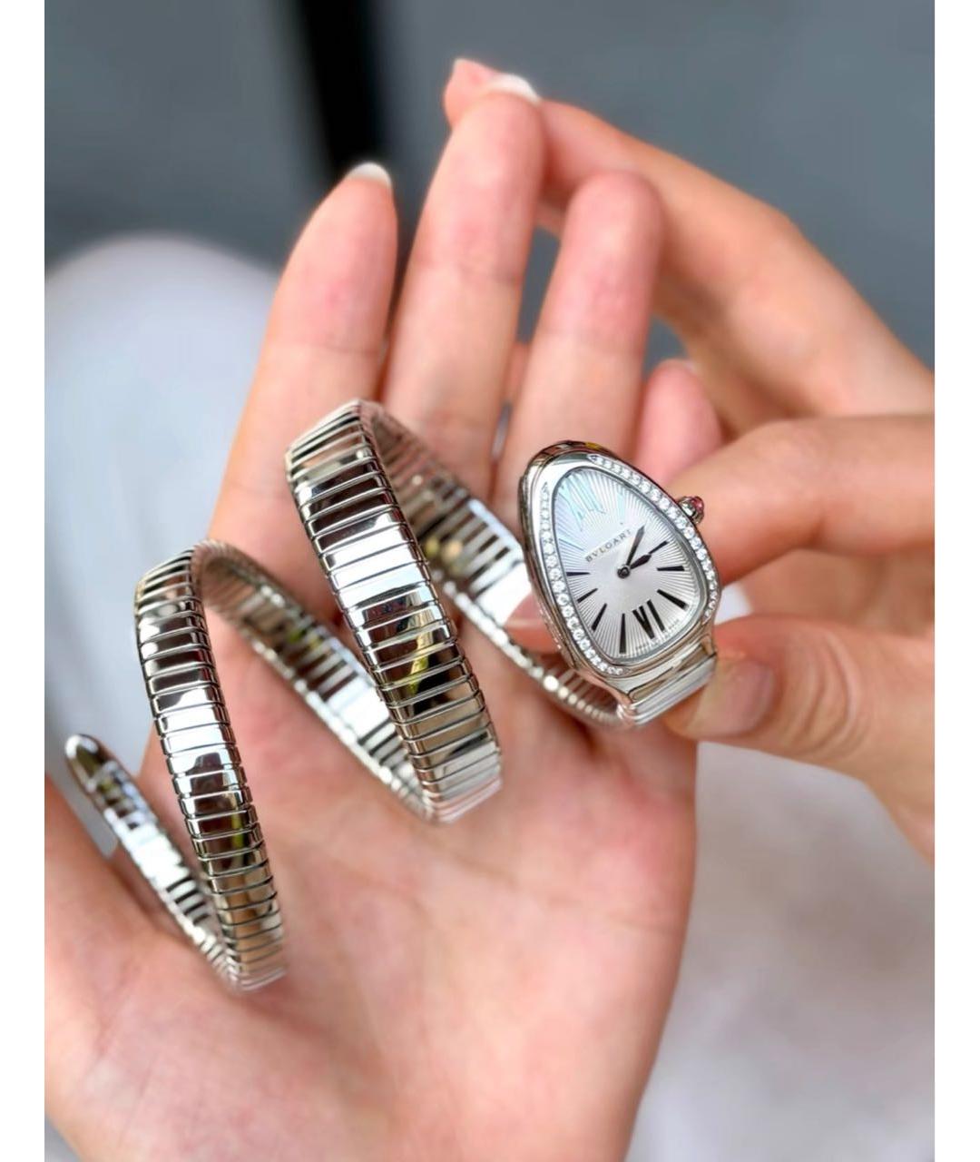 BVLGARI Серебряные часы, фото 3