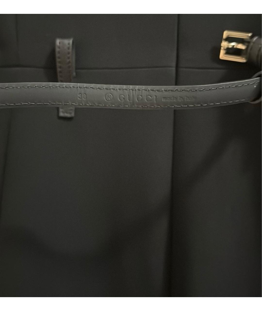 GUCCI Черное креповое коктейльное платье, фото 7