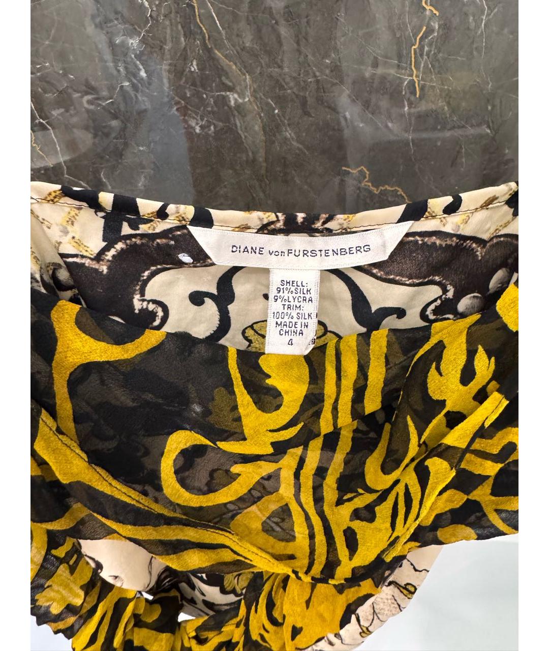 DIANE VON FURSTENBERG Шелковая майка, фото 3