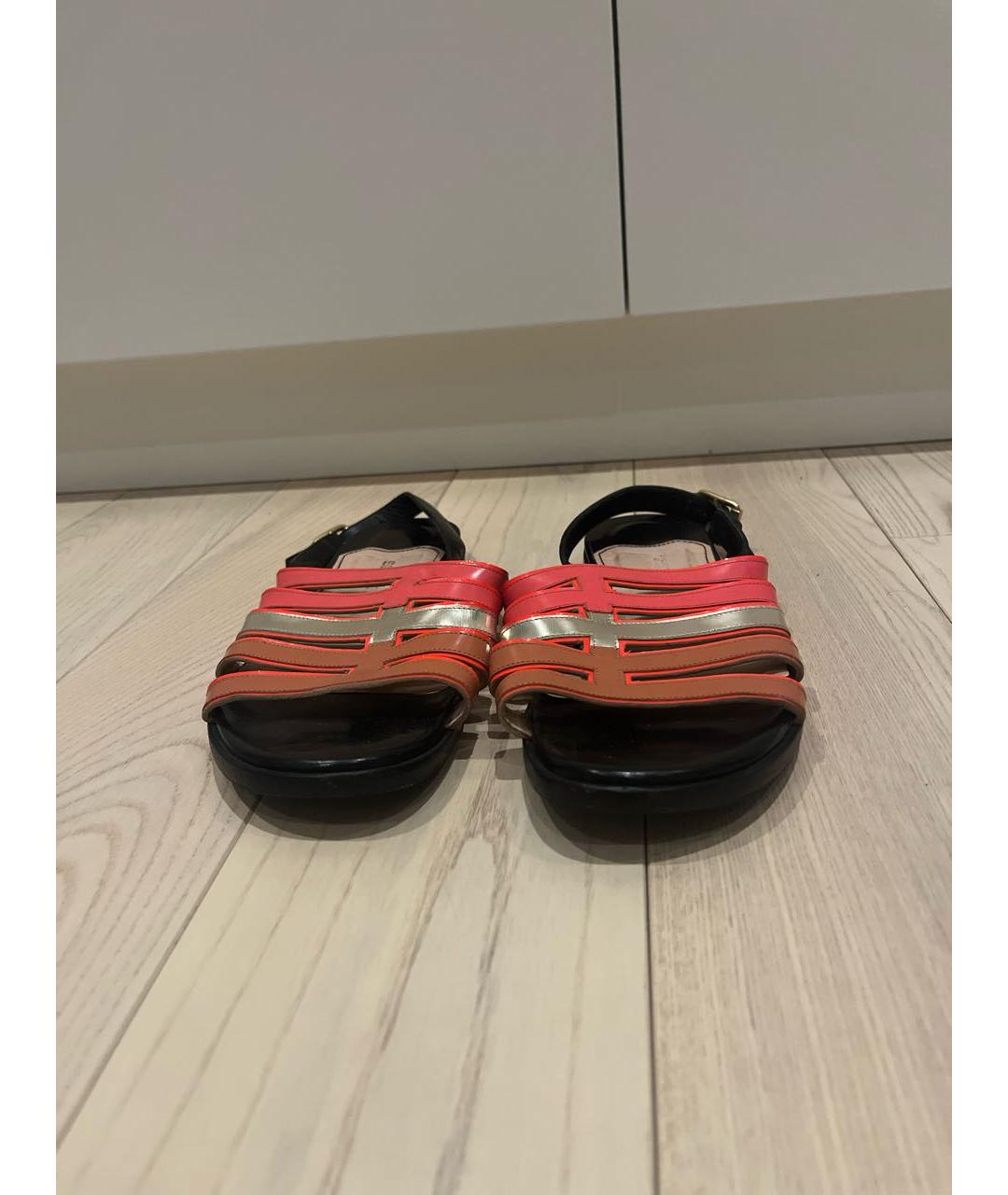 SONIA RYKIEL Мульти кожаные босоножки, фото 2