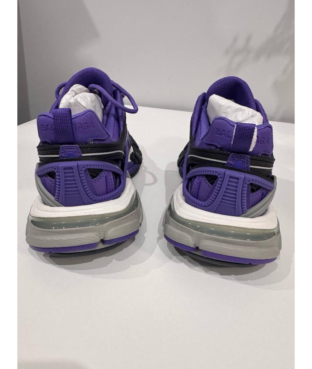 BALENCIAGA Фиолетовые синтетические кроссовки, фото 3