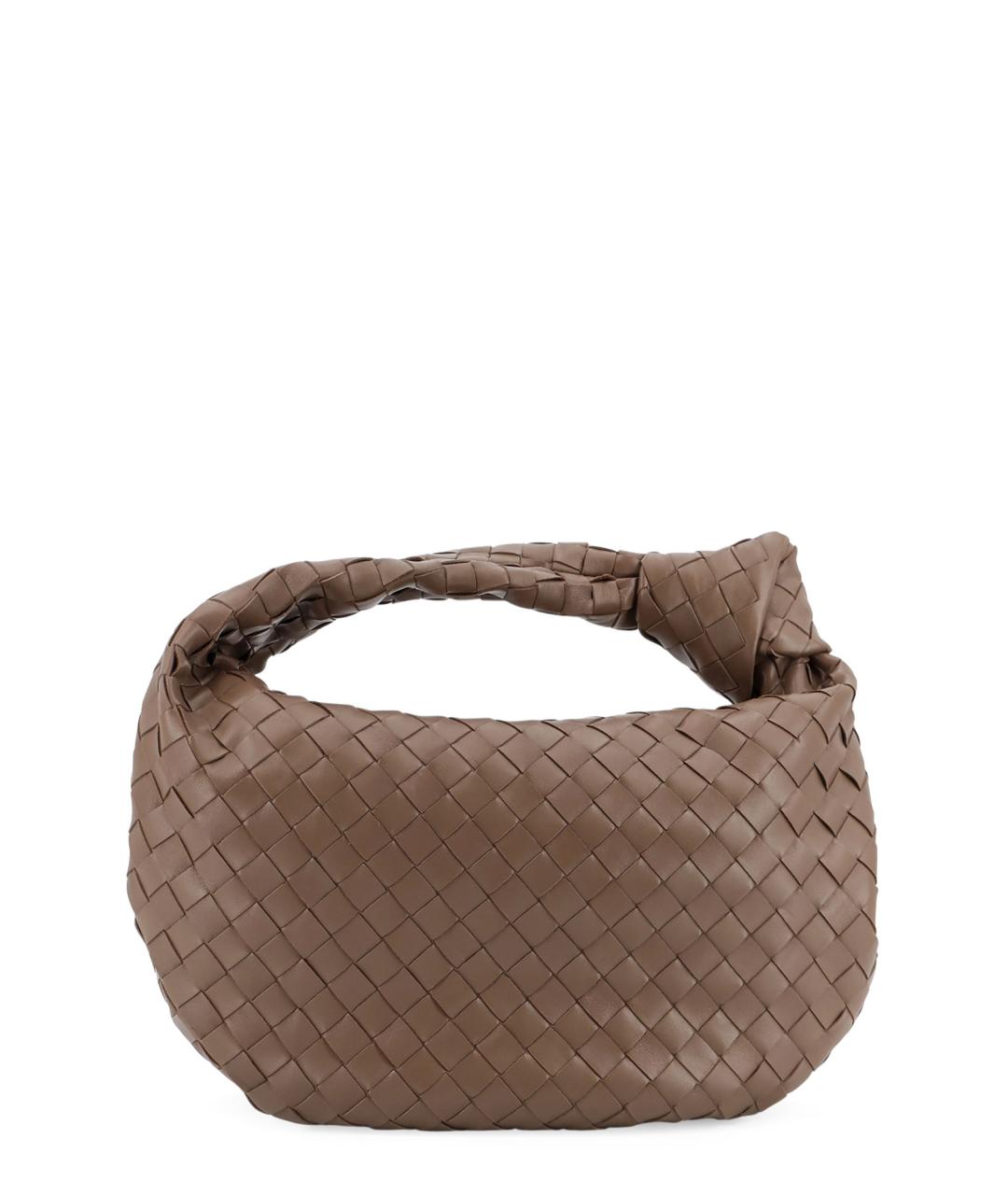 BOTTEGA VENETA Коричневая кожаная сумка через плечо, фото 2
