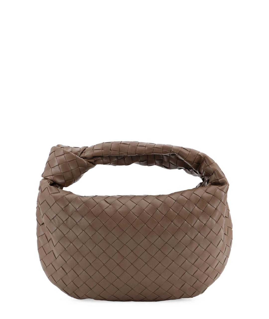 BOTTEGA VENETA Коричневая кожаная сумка через плечо, фото 1