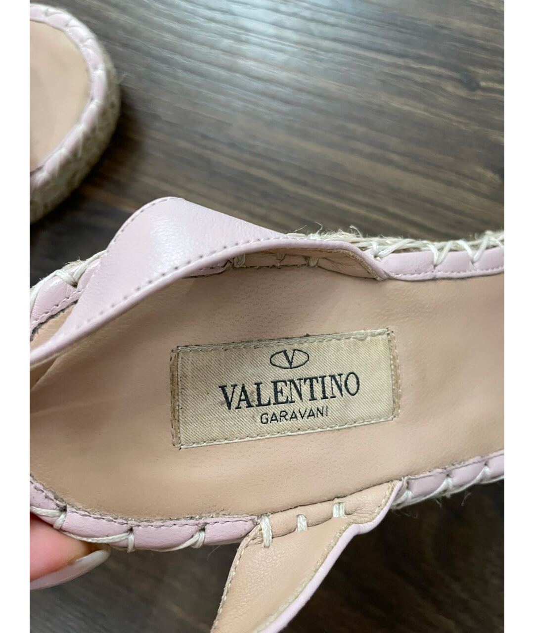 VALENTINO Розовые кожаные босоножки, фото 6