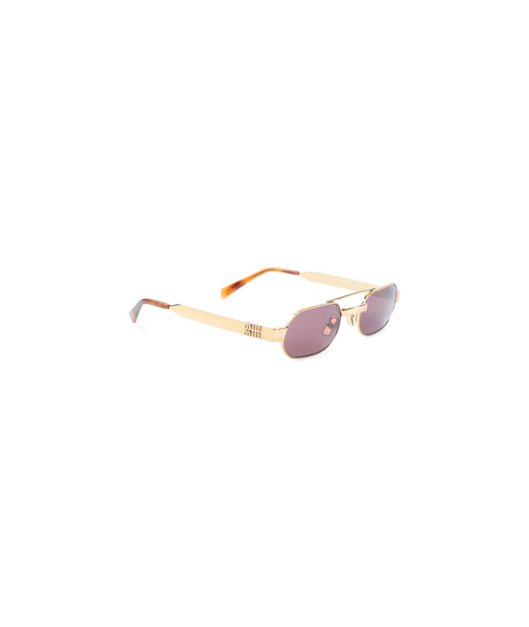 MIU MIU Металлические солнцезащитные очки, фото 1