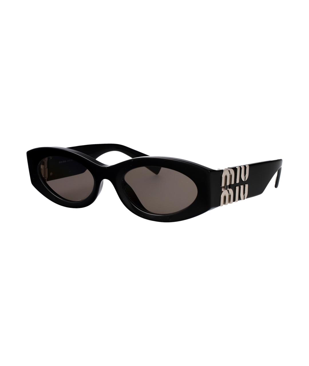MIU MIU Черные солнцезащитные очки, фото 1