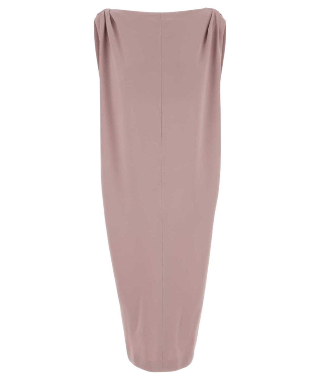 BALENCIAGA Розовое шерстяное повседневное платье, фото 1