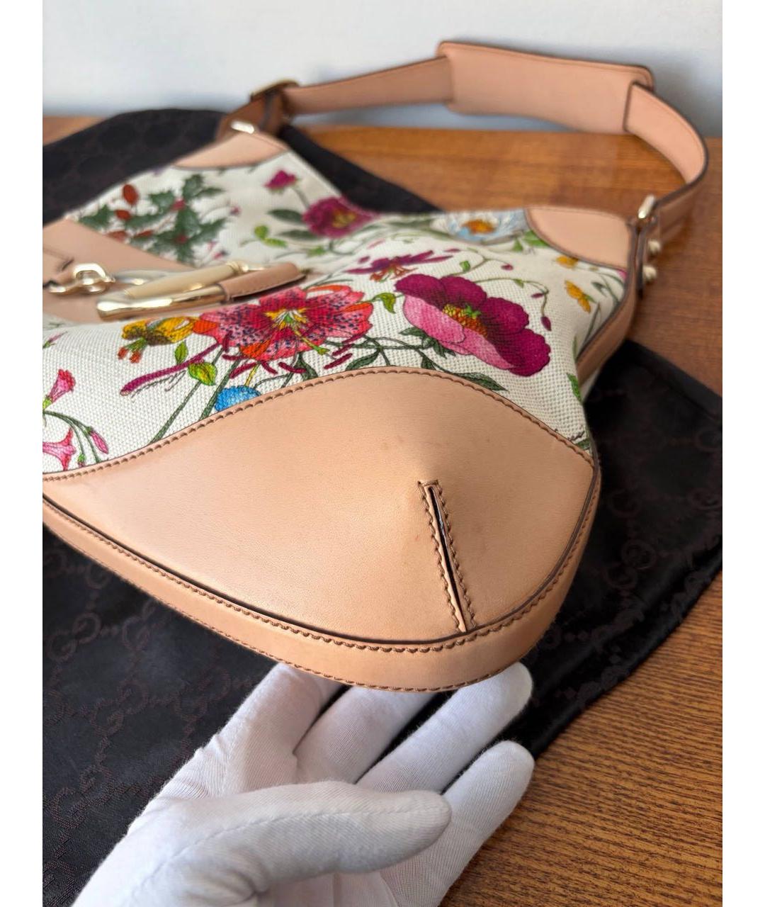 GUCCI Белая сумка через плечо, фото 7