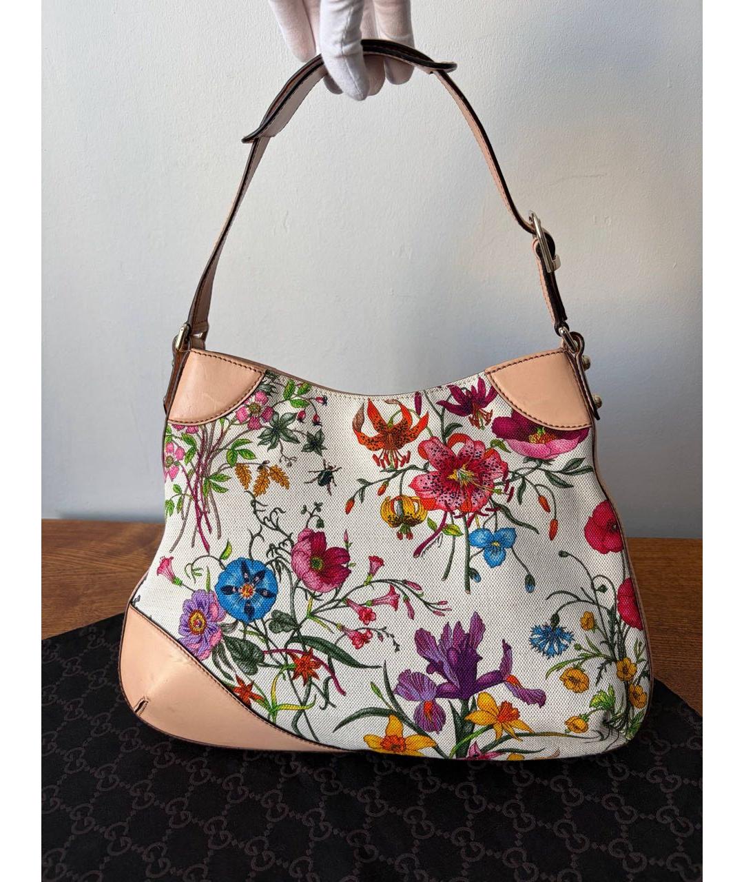 GUCCI Белая сумка через плечо, фото 5