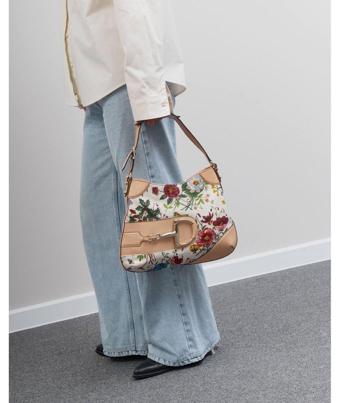 GUCCI Белая сумка через плечо, фото 3