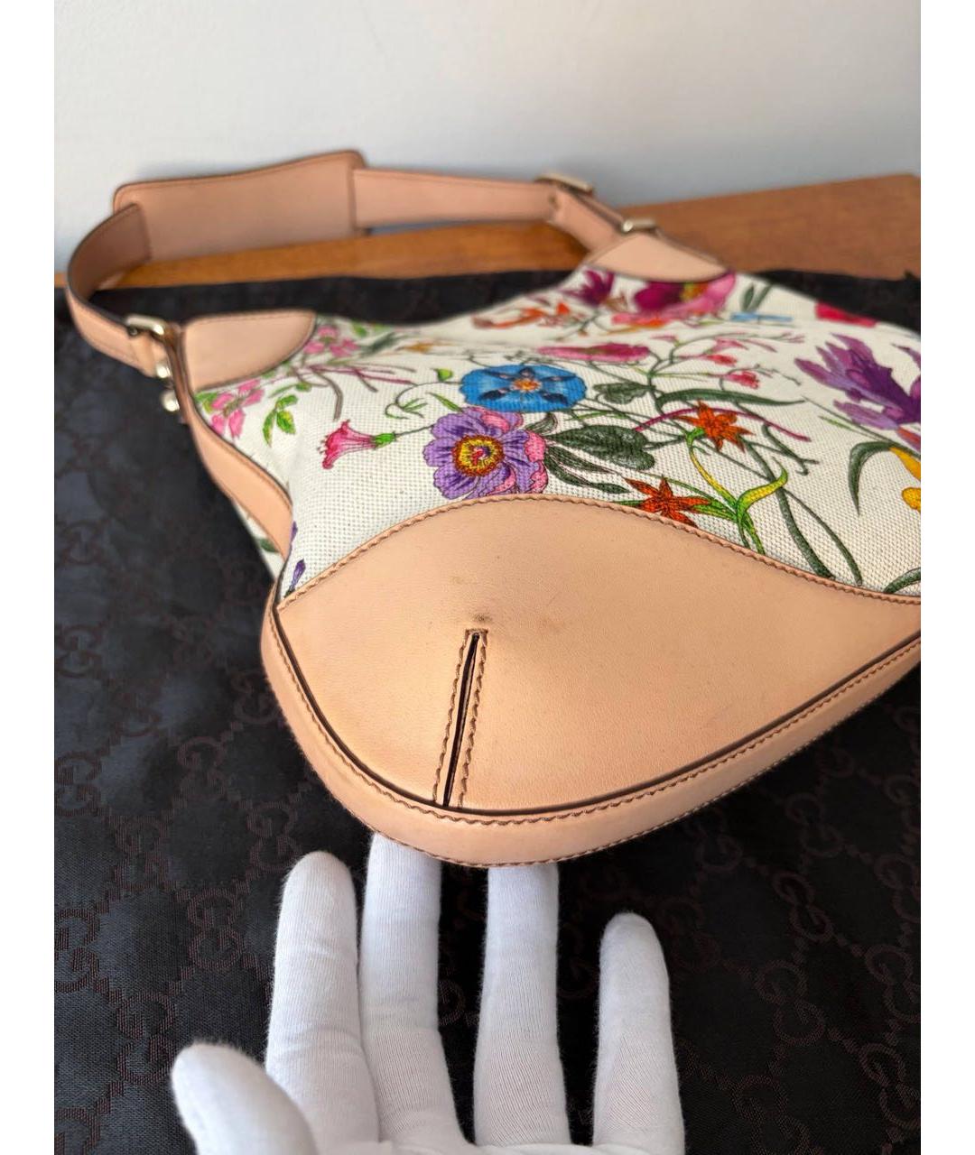 GUCCI Белая сумка через плечо, фото 6