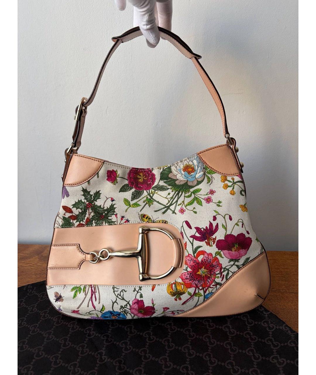 GUCCI Белая сумка через плечо, фото 4