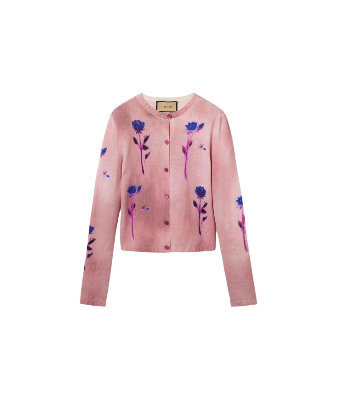 GUCCI Розовый кардиган, фото 6