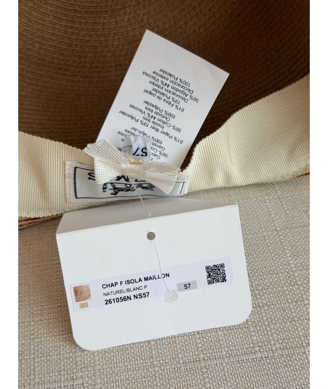 HERMES Бежевая шляпа, фото 6