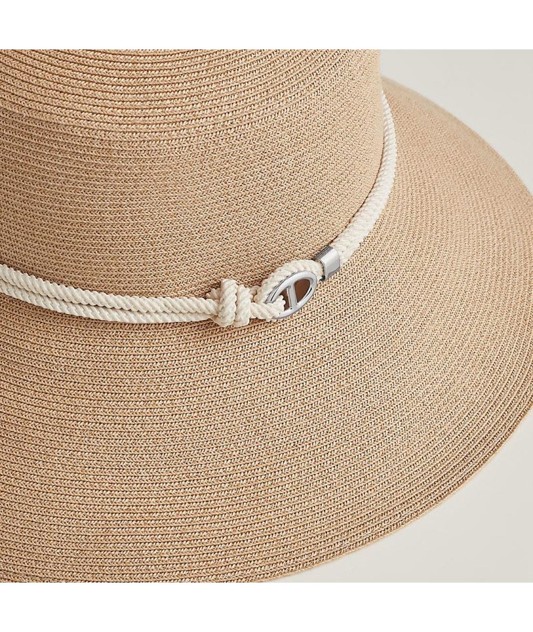 HERMES Бежевая шляпа, фото 2