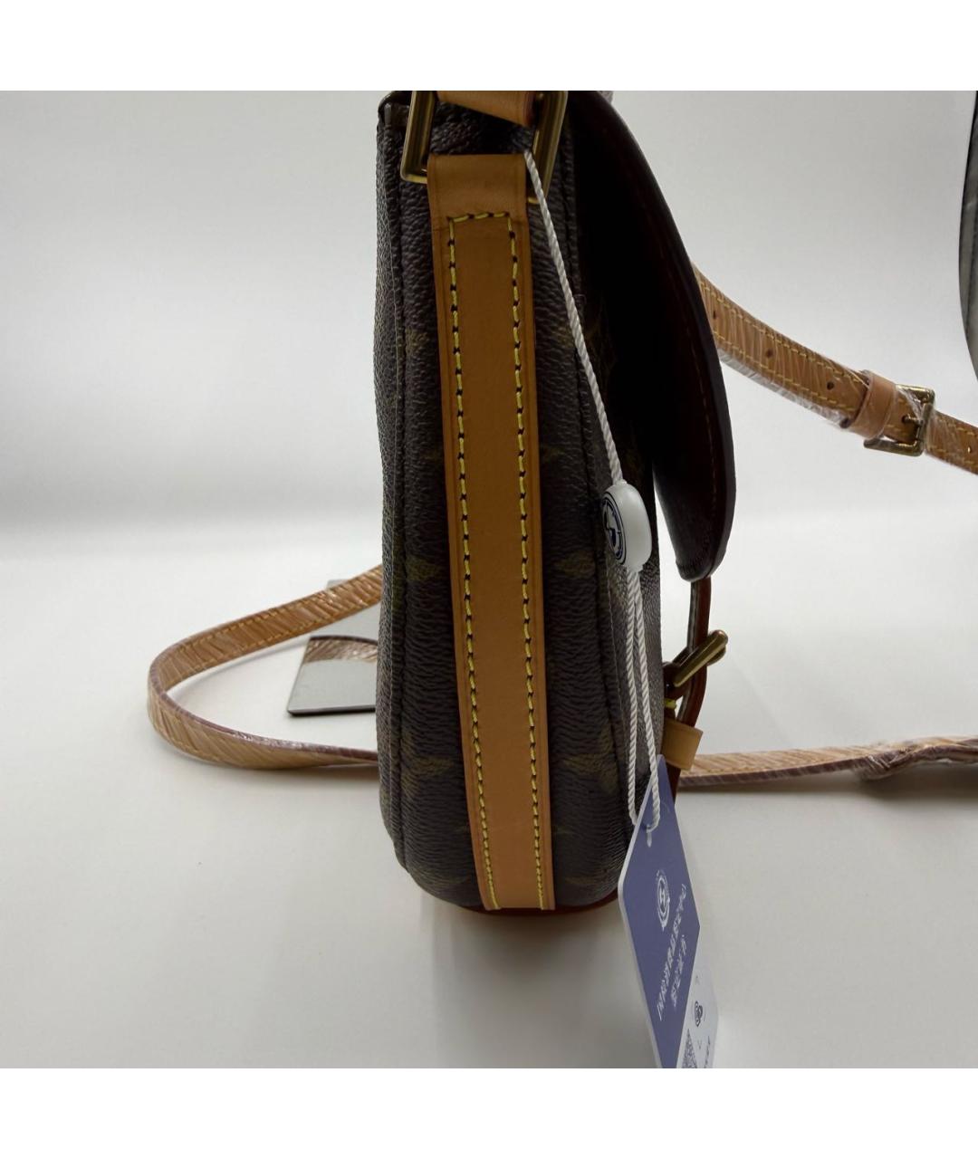 LOUIS VUITTON Кожаная сумка через плечо, фото 4